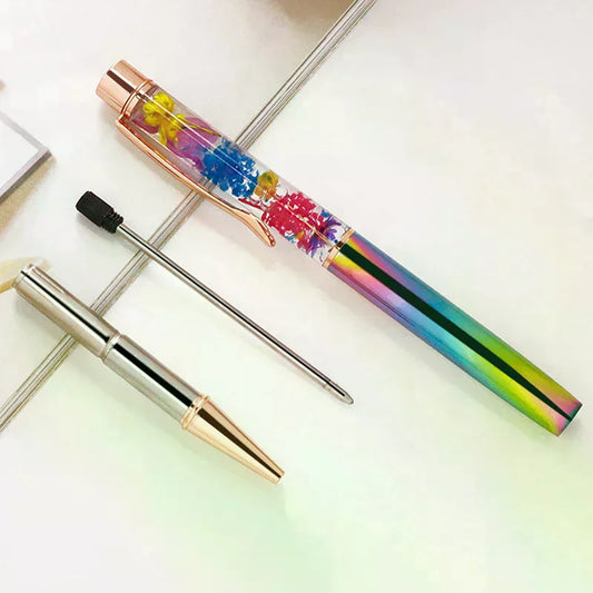 Handmade Dried Flower Ballpoint Pen | Laser Engravable Gift Decorative Ballpoint Pen Oasis Select Default Title