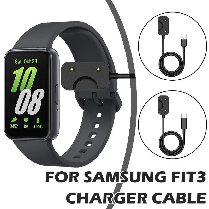 USB replacement charger for Samsung Galaxy Fit3 SM-R390USB-C smartwatch charger charging cable Peaceful Pleasures Health and Wellness