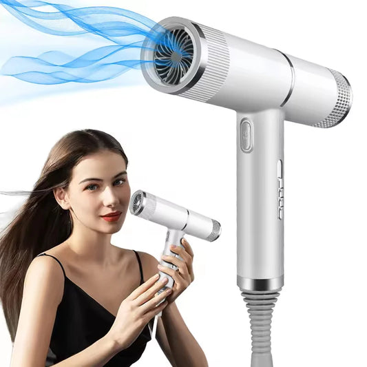 Homeuse Professional Hair Dryer Hot Selling New Design Leafless Lightweight Silent Blow Dryer High-Speed Motor Concentrator Peaceful Pleasures Health and Wellness