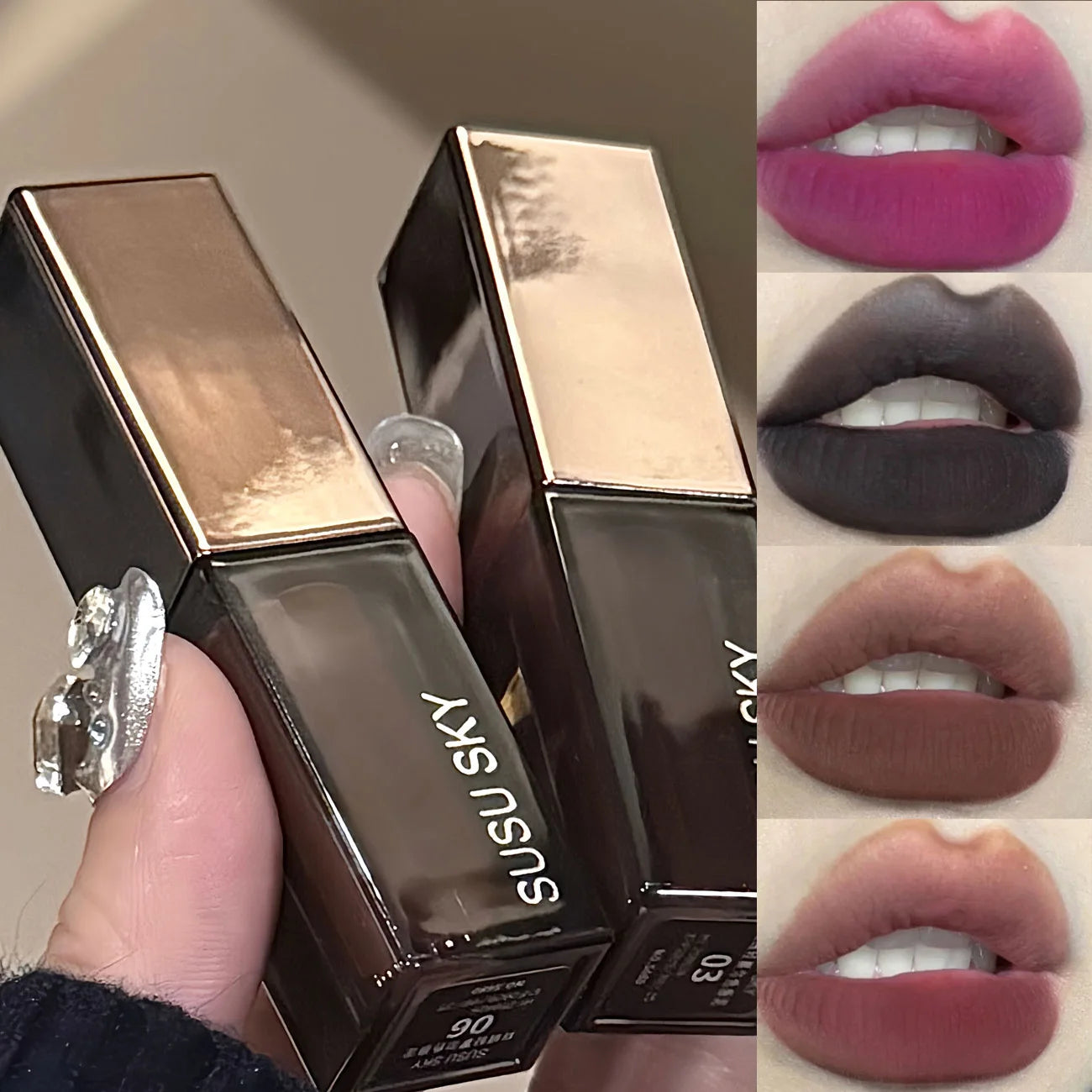 Velvet Matte Liquid Lipstick | Waterproof, 7 Colors