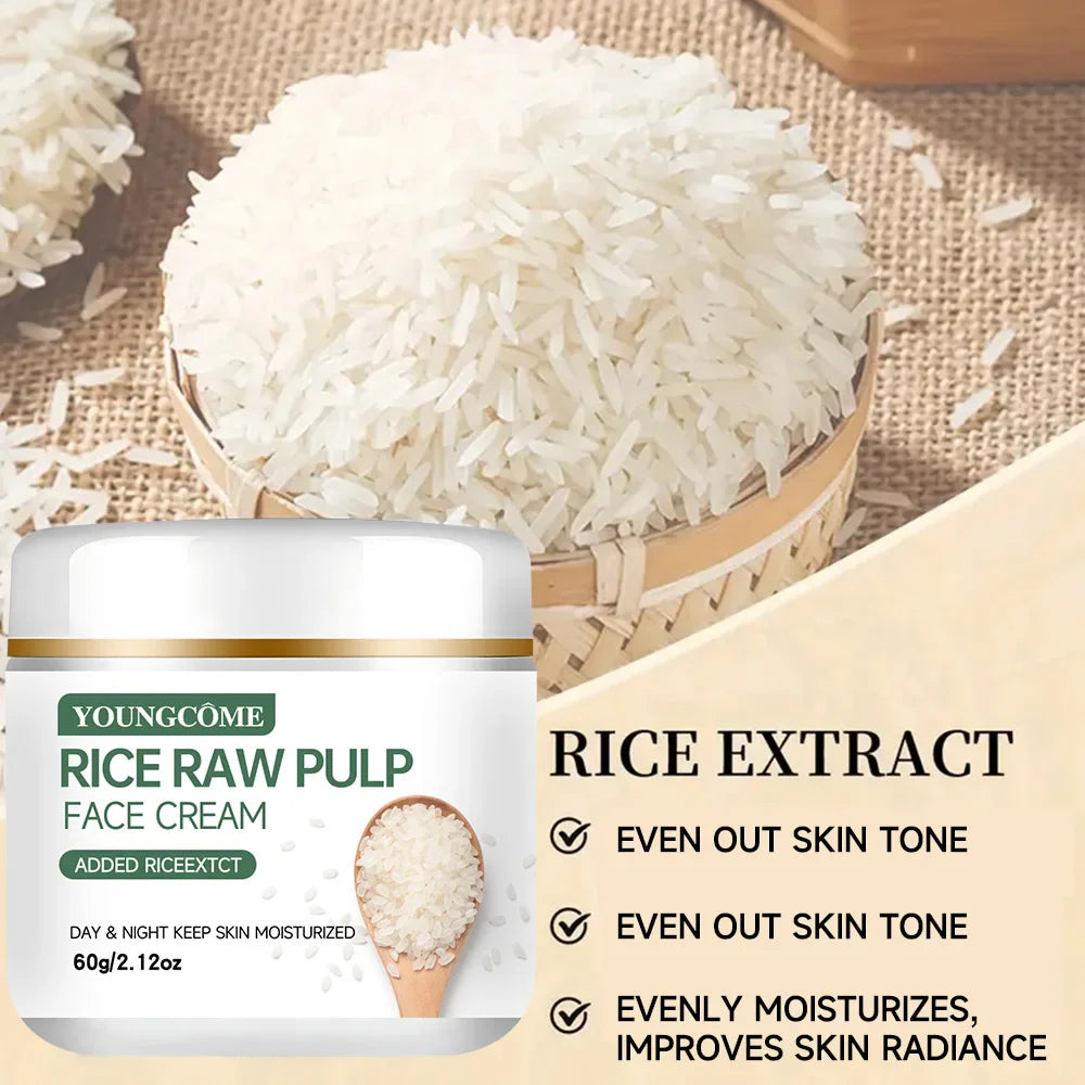 Rice Bran & Ceramide Face Cream – Brightening Moisturizer 60g