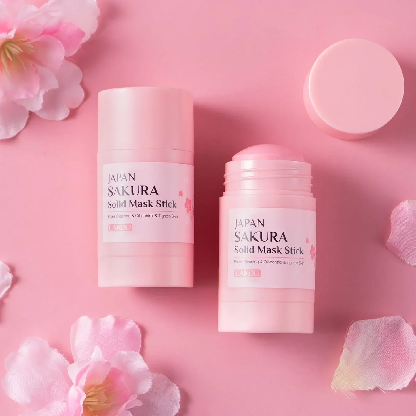 LAIKOU Sakura Mud Mask Stick – Pore Cleansing & Oil Control