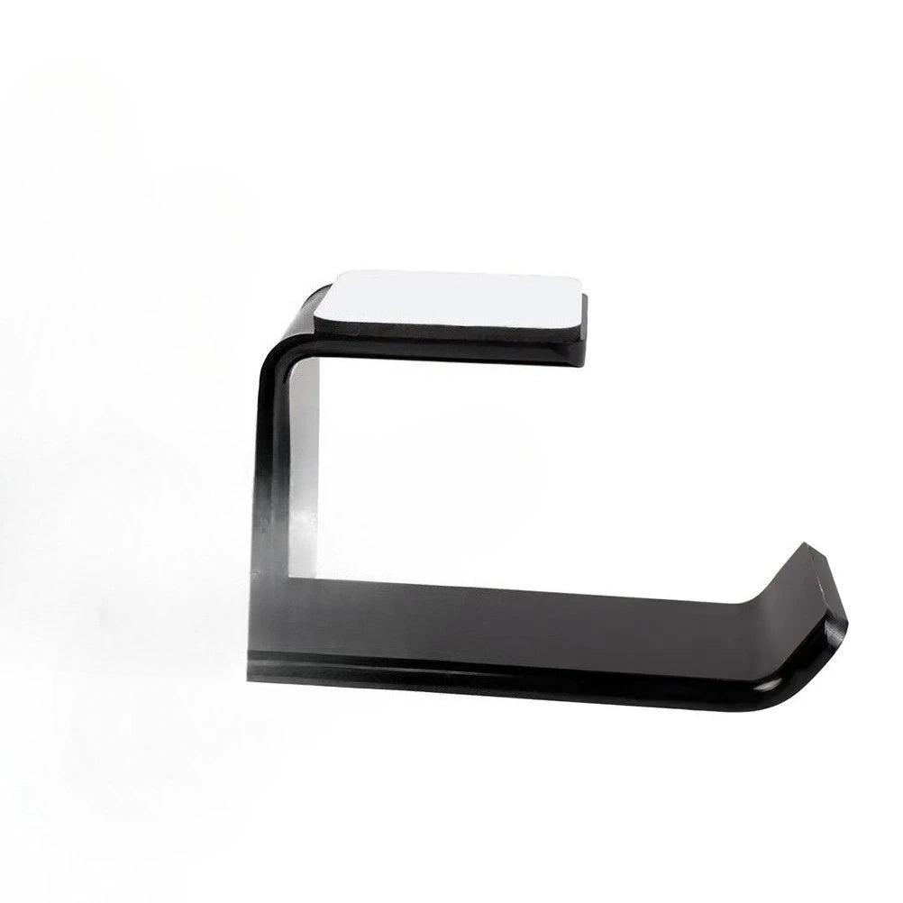 Headphone Earphone Hanging Rack Rotatable Holder Durable Wall Desk Stand Bracket Black Elegant Comfortable Design Peaceful Pleasures Health and Wellness