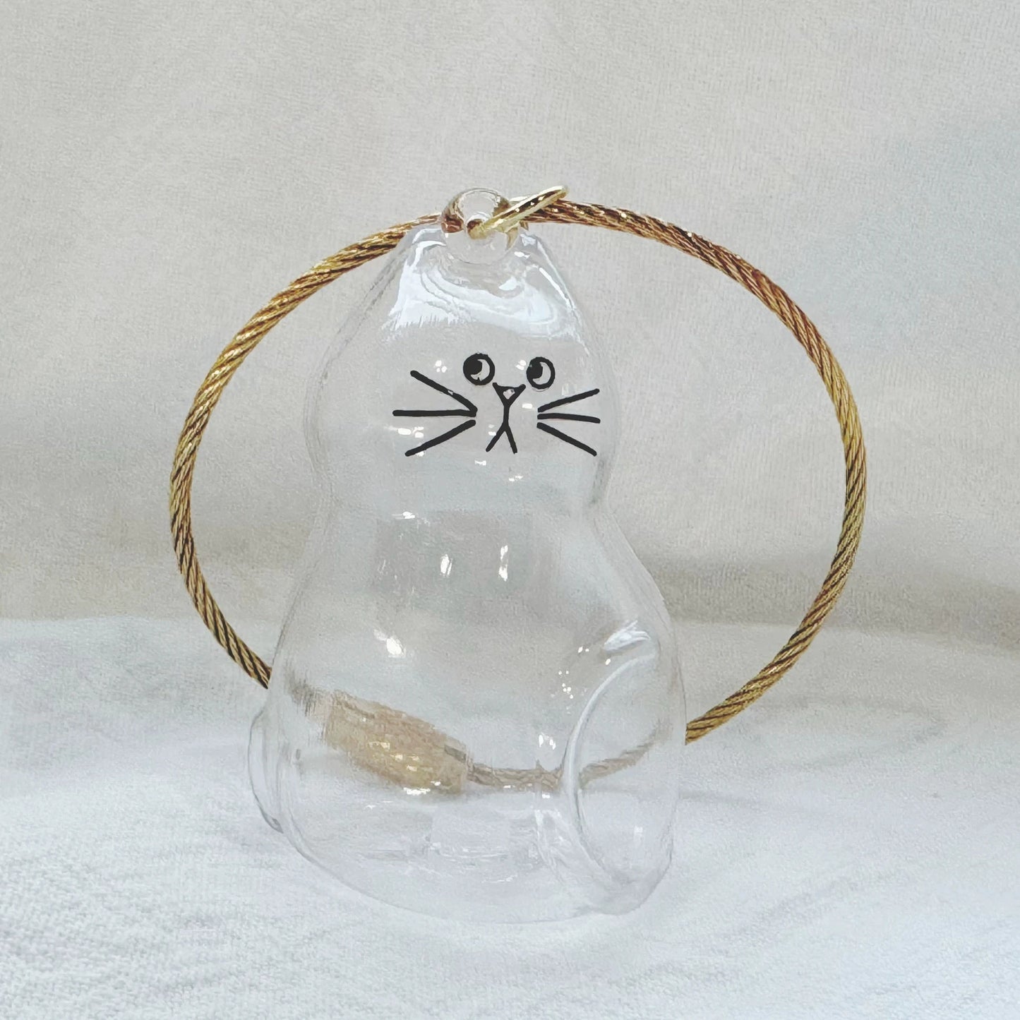 Cat Keychain Pendant & Hair Storage Box | Cute Pet Travel Accessory