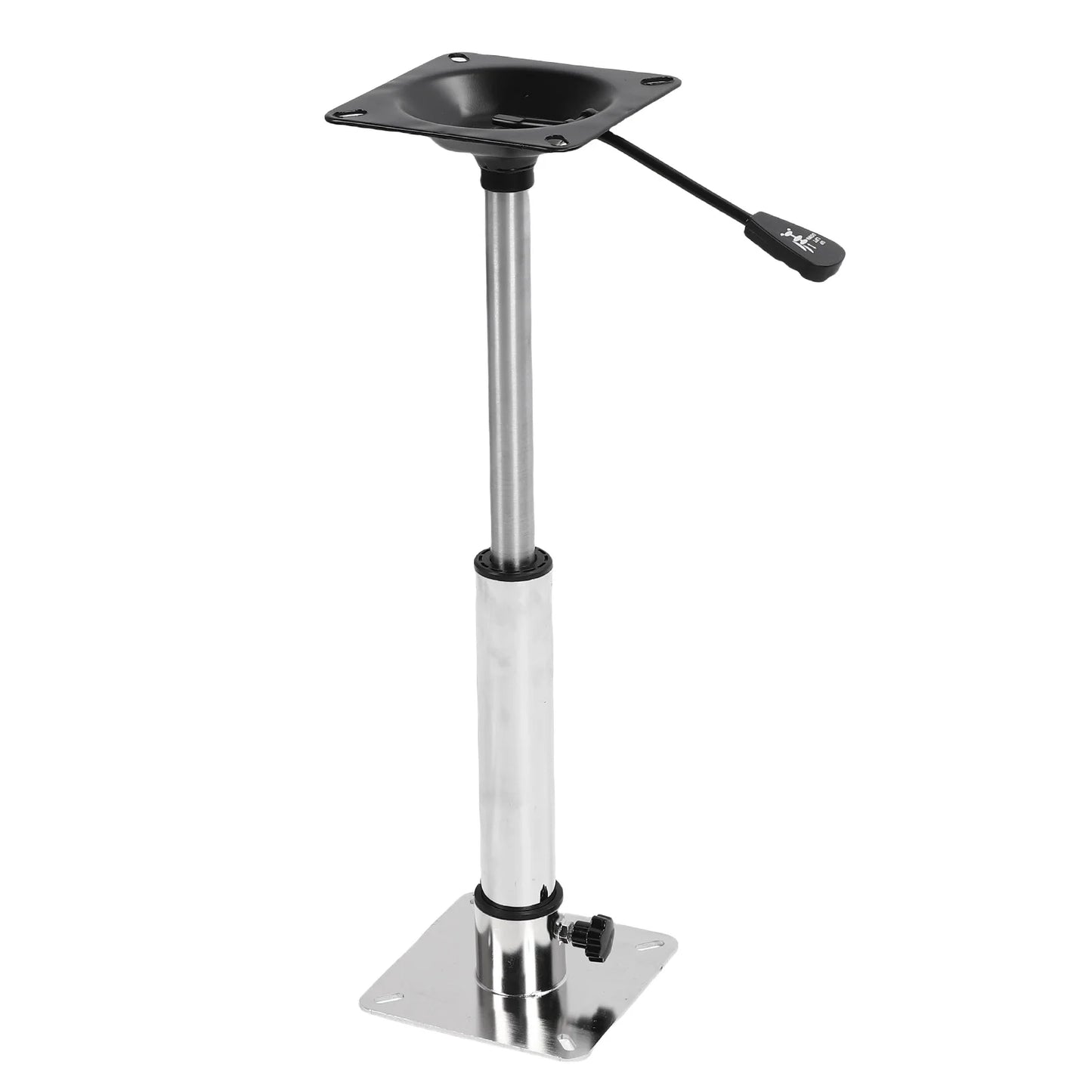 Stainless Steel Boat Seat Pedestal Base Mount Kit | 360° Rotatable
