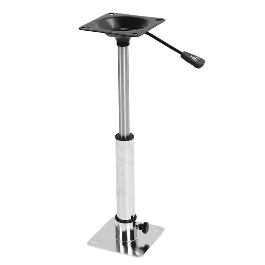 Stainless Steel Boat Seat Pedestal Base Mount Kit | 360° Rotatable