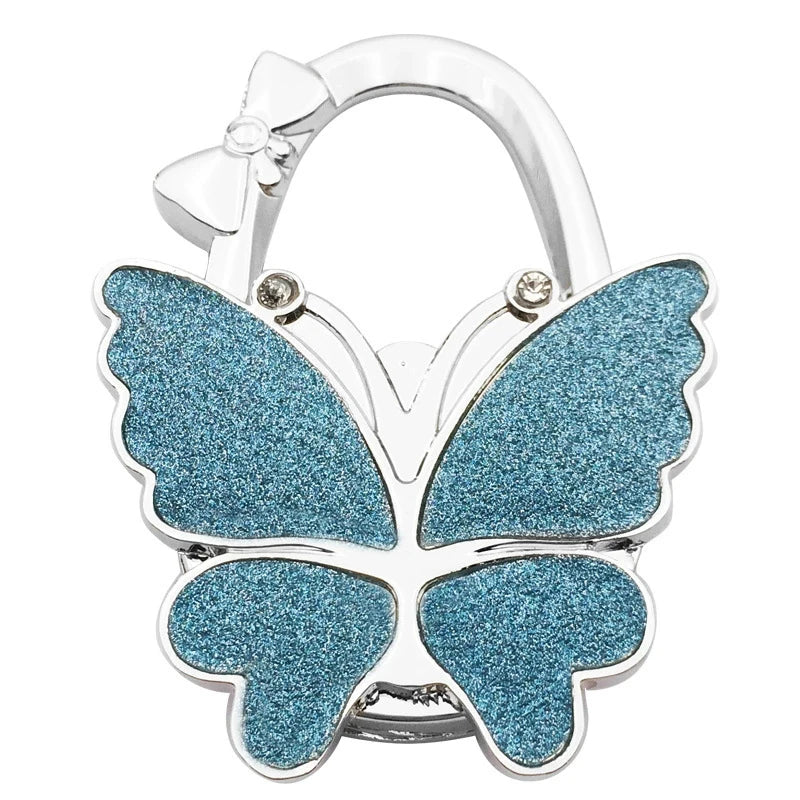 Butterfly Purse Hook – Foldable Handbag Table Hanger for Women