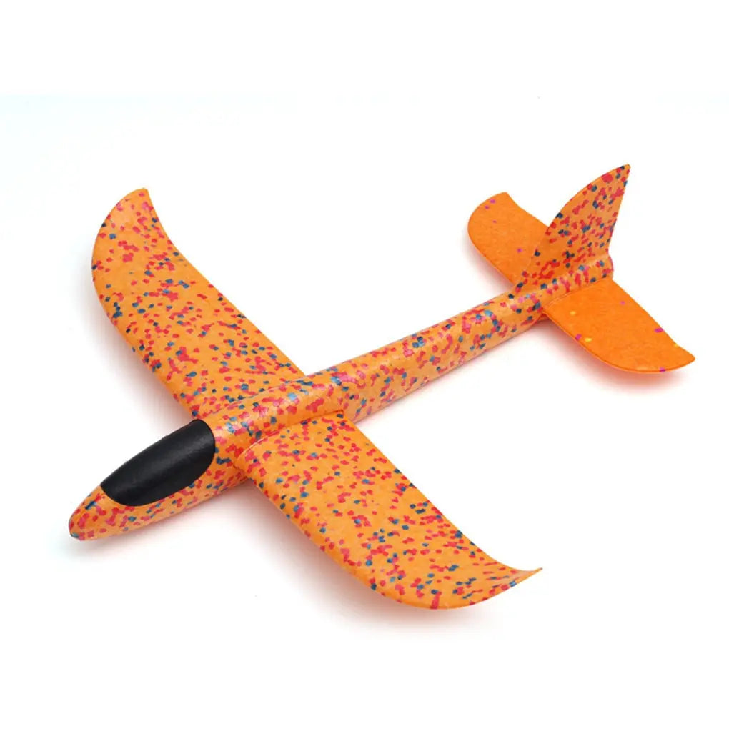 Hand Launch 35cm Flying Throw Airplane Outdoor Sports Toys for Children Glider Aircraft Model Foam Gliding Boys Fun Game Figure Peaceful Pleasures Health and Wellness