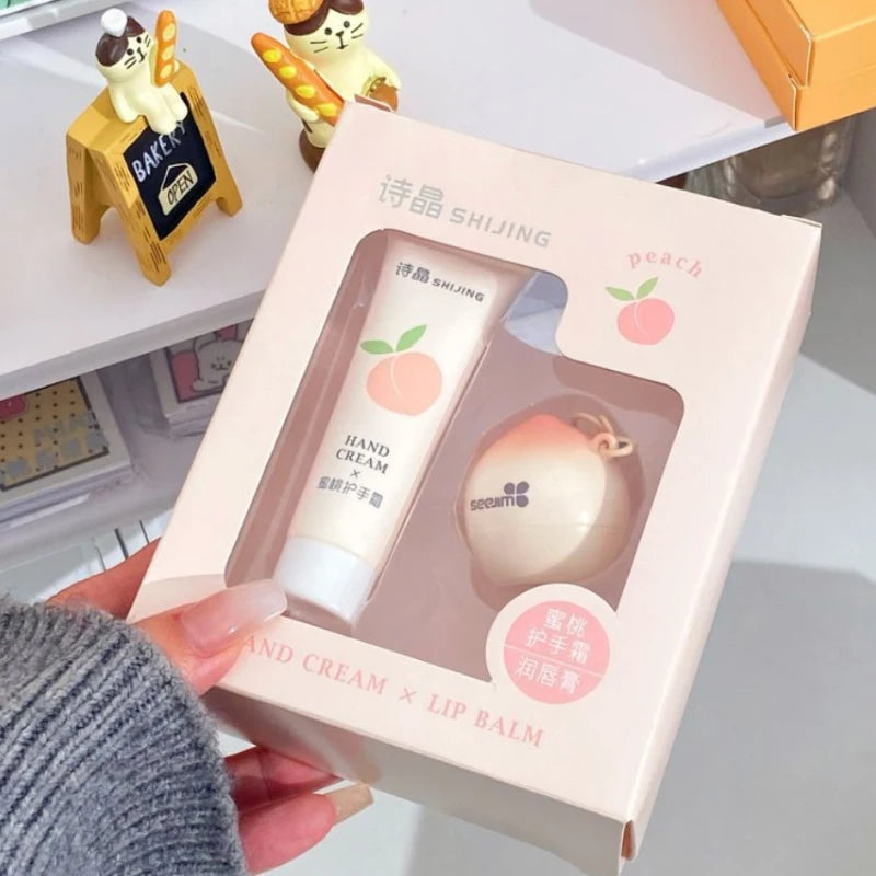 Hand Cream & Lip Balm Set – Moisturizing Combo for Dry Skin