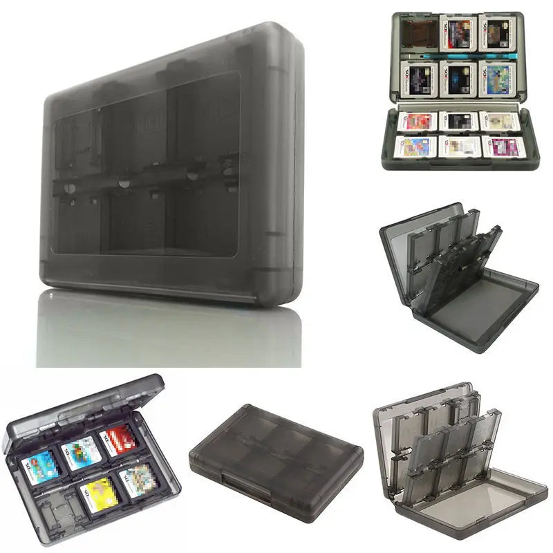 28-in-1 Game Card Case Compatible Nintendo NEW 3DS / 3DS / DSi / DSi XL / DSi LL / DS / DS Lite Cartridge Storage Box Holder Peaceful Pleasures Health and Wellness