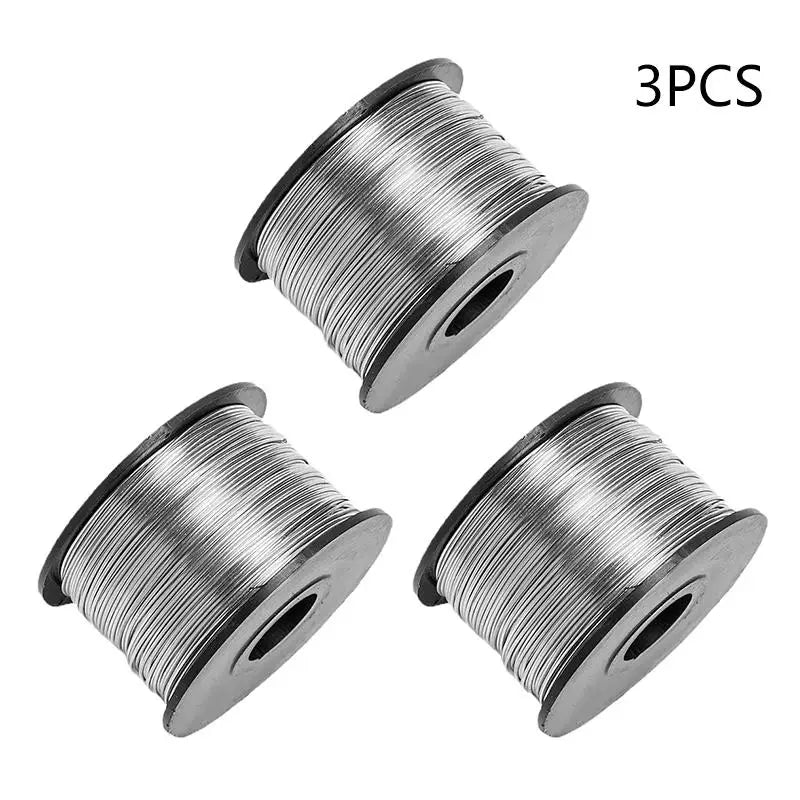 Steel Rebar Tie Wire, 1/2/3pcs Pack, 0.8mm Diameter, 110m Length for Automatic Tying Machines Peaceful Pleasures Health and Wellness