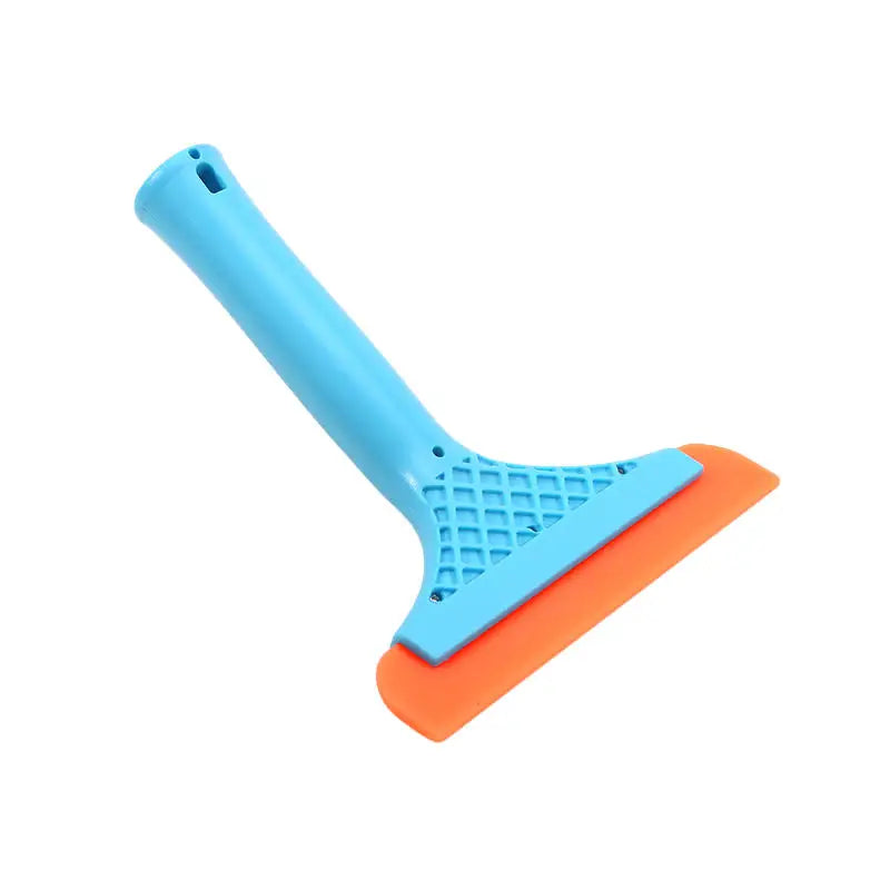 Silicone Squeegees Car Window Film Sticking Tools Soft Flexible Blades Car Wrap Bubble Remover Windshield Water Removal Scraper Peaceful Pleasures Health and Wellness blue