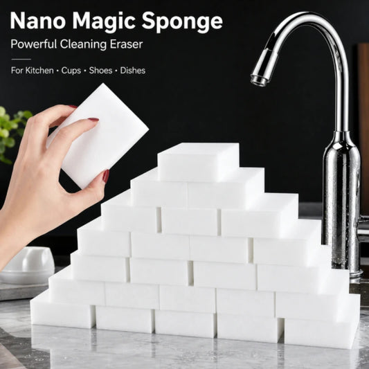 3/5Pcs Magic Melamine Sponge Eraser 10X6X2cm White Nano Cleaning Foam Pad for Home Kitchen Office Bathroom Stain Clean Peaceful Pleasures Health and Wellness