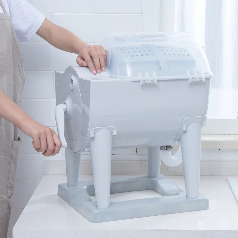 Manual Hand Drum Washing Machine & Dehydrator 5KG | No Power