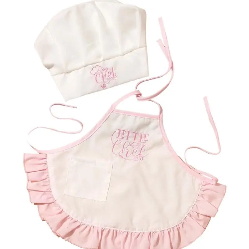 Baby Cook Apron & Hat Set | Newborn Photography Costume