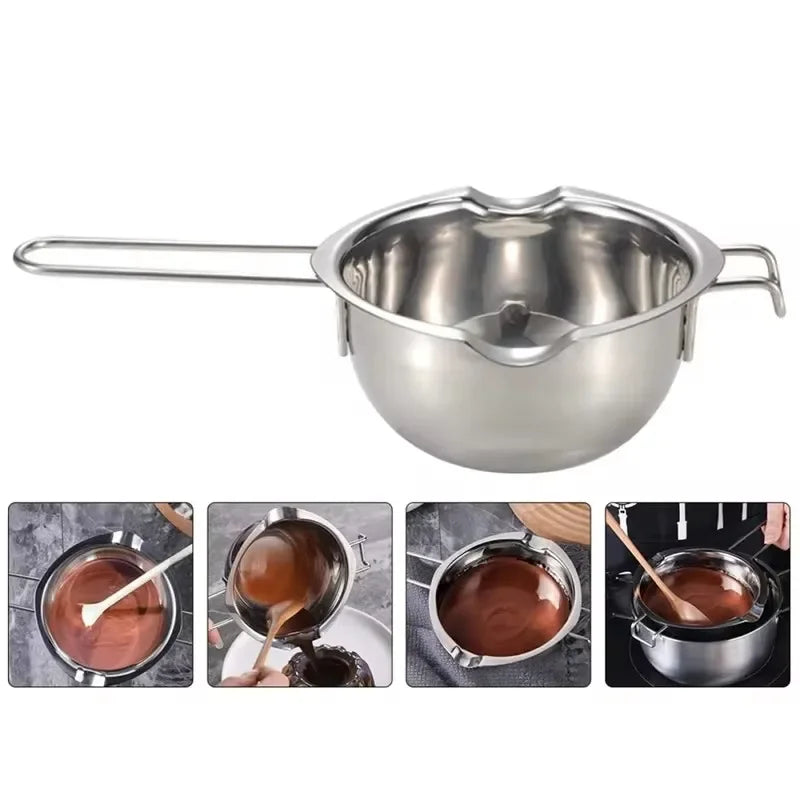 Stainless Steel Candle Wax Melting Boiler Pot with Heat Resistant Handle for Melting Chocolate Candy and Candle Making Supplies Peaceful Pleasures Health and Wellness