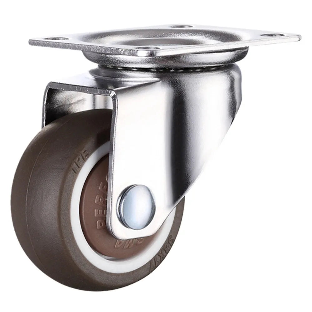 Soft Rubber Swivel Caster Wheels 1–2 Inch | Furniture & Trolleys