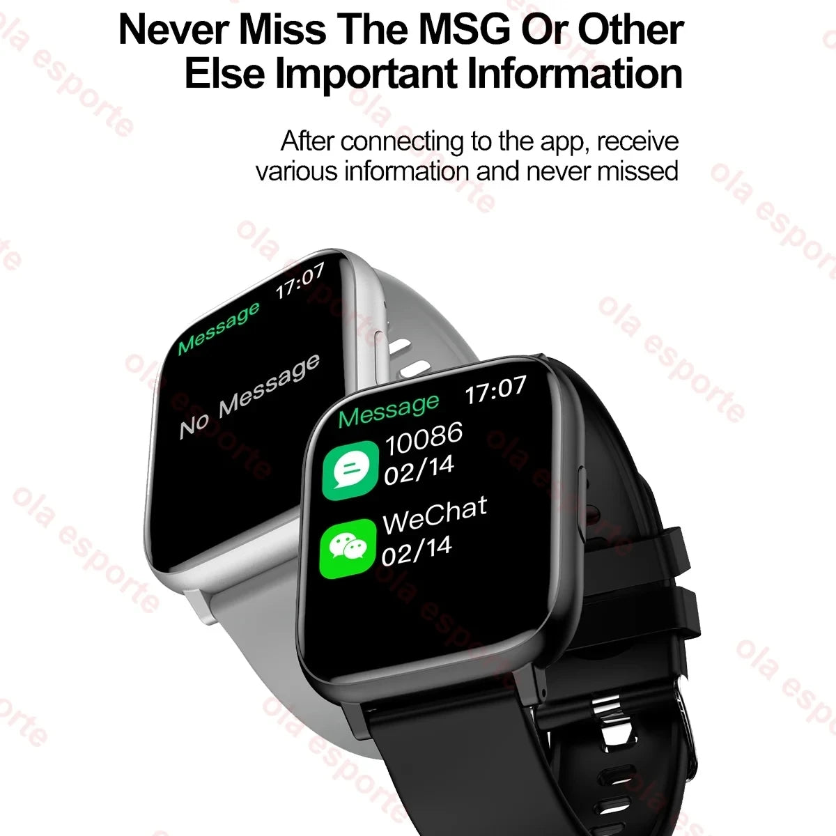 1.77" Touch Smartwatch – Heart Rate, SpO2 & Fitness Tracker