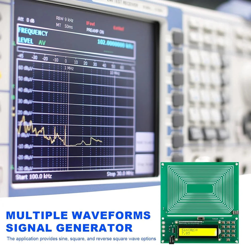 A36T-0.01Hz-30000Hz Adjustable Sine Wave Resonance Generator, 7.83Hz Ultra-Low Frequency Pulse Generator For Relexation Sleep Peaceful Pleasures Health and Wellness