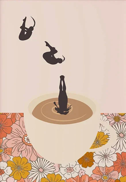 Coffee Lover Canvas Wall Art | Modern Kitchen Decor Poster