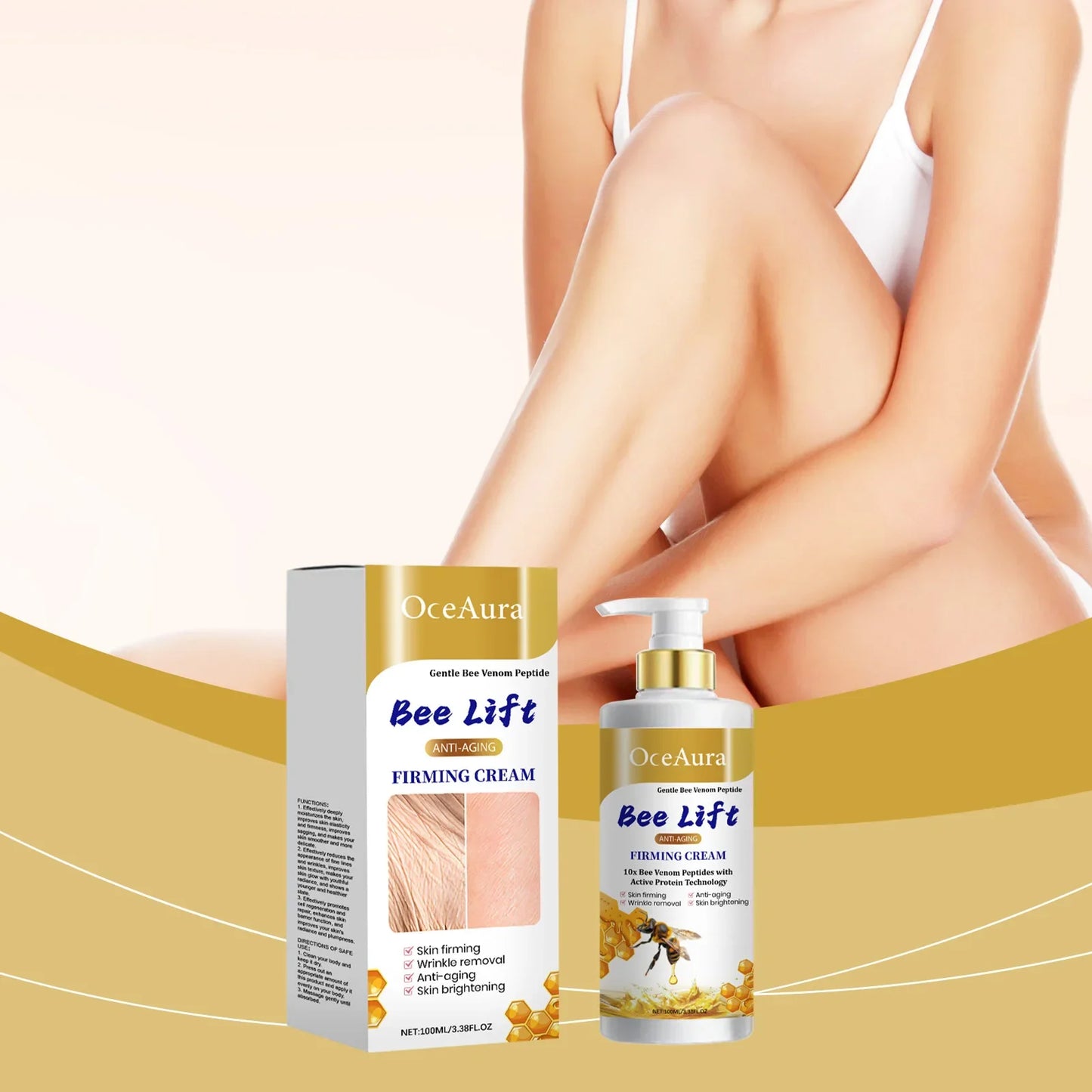 OceAura Collagen Firming Anti-Aging Whitening Face & Body Cream