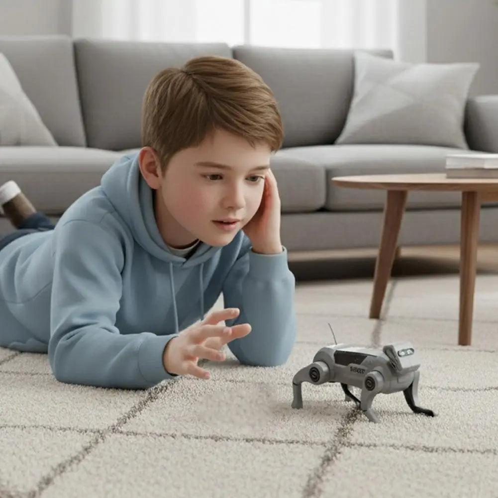Robot Dog Toys DIY Assembly Remote Control Walking Climbing