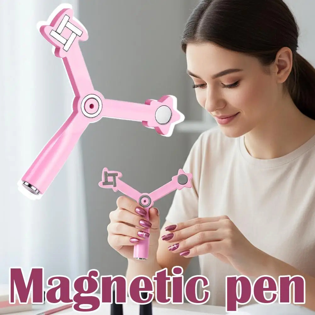 4-in-1 Cat Eye Magnet Nail Art Tool | Multi-Style Magnetic Stick