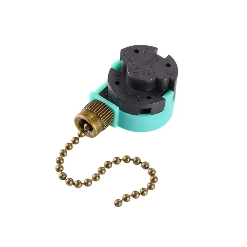 ZE-268S6 Ceiling Fan Pull Chain Switch 3-Speed 4-Wire Replacement
