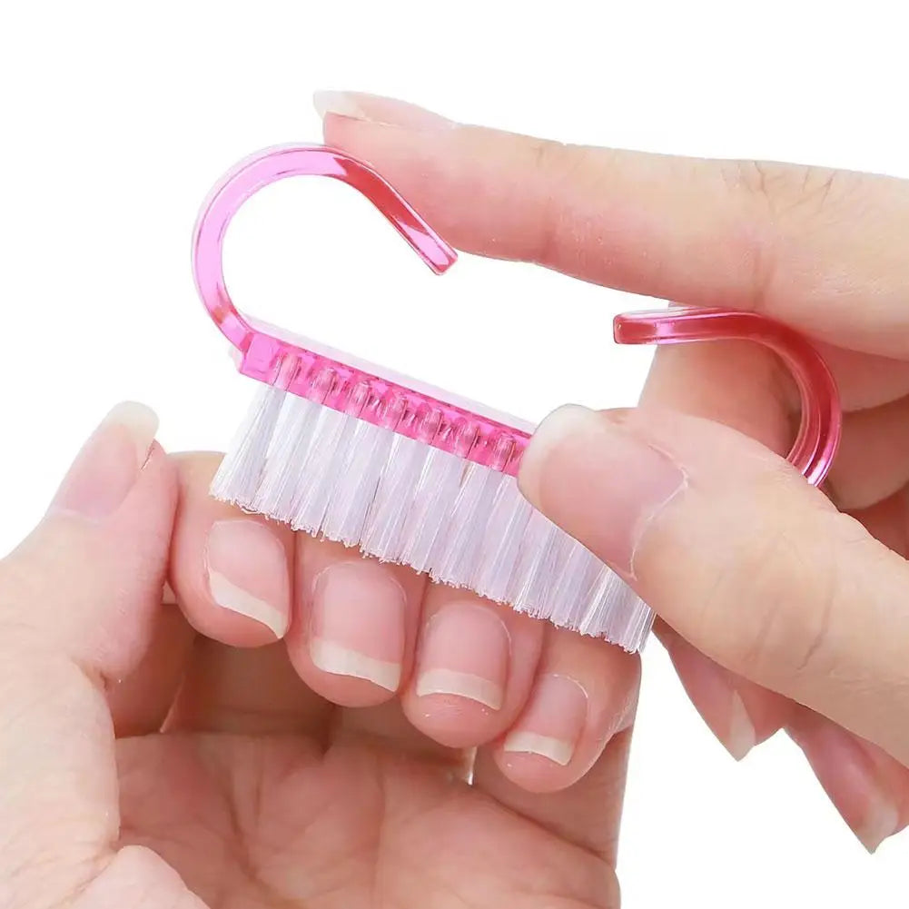 Handle Grip Nail Scrub Brush – Fingernail & Toenail Cleaning Brush for Manicure & Pedicure Peaceful Pleasures Health and Wellness