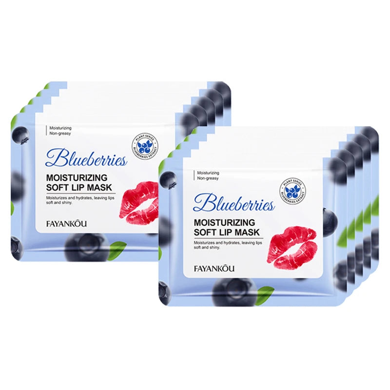 Crystal Collagen Lip Mask Patches – Cherry & Strawberry Plumper