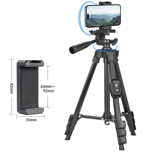 VeFly 1.06m Aluminum Tripod + Bluetooth Remote & Travel Bag Camera Tripod Stand Oasis Select