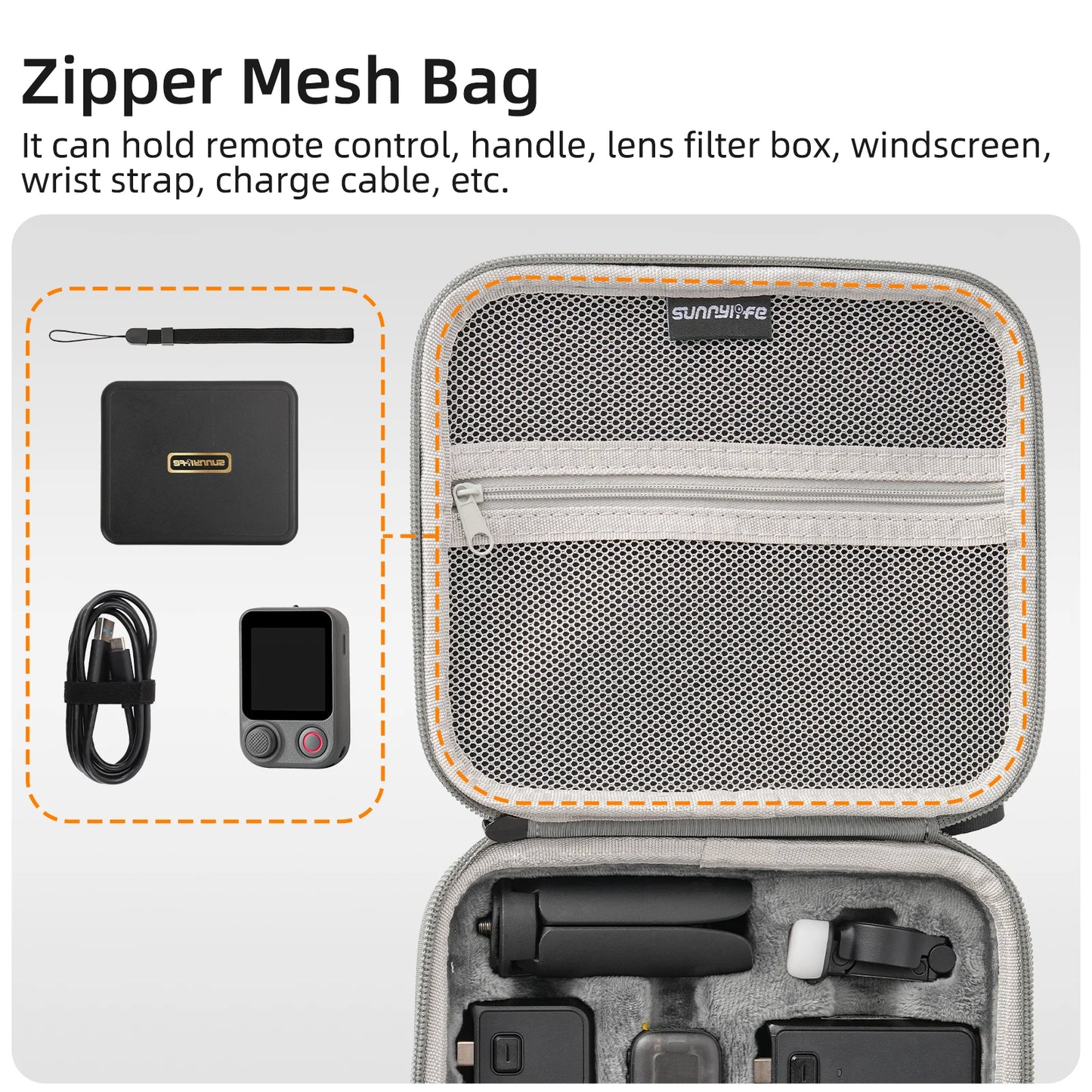 Precision-Molded Storage Pouch For DJI Pocket 4 Pro Camera Dust-Proof Shock-Resistant And Drop-Proof Protective Accessory Peaceful Pleasures Health and Wellness
