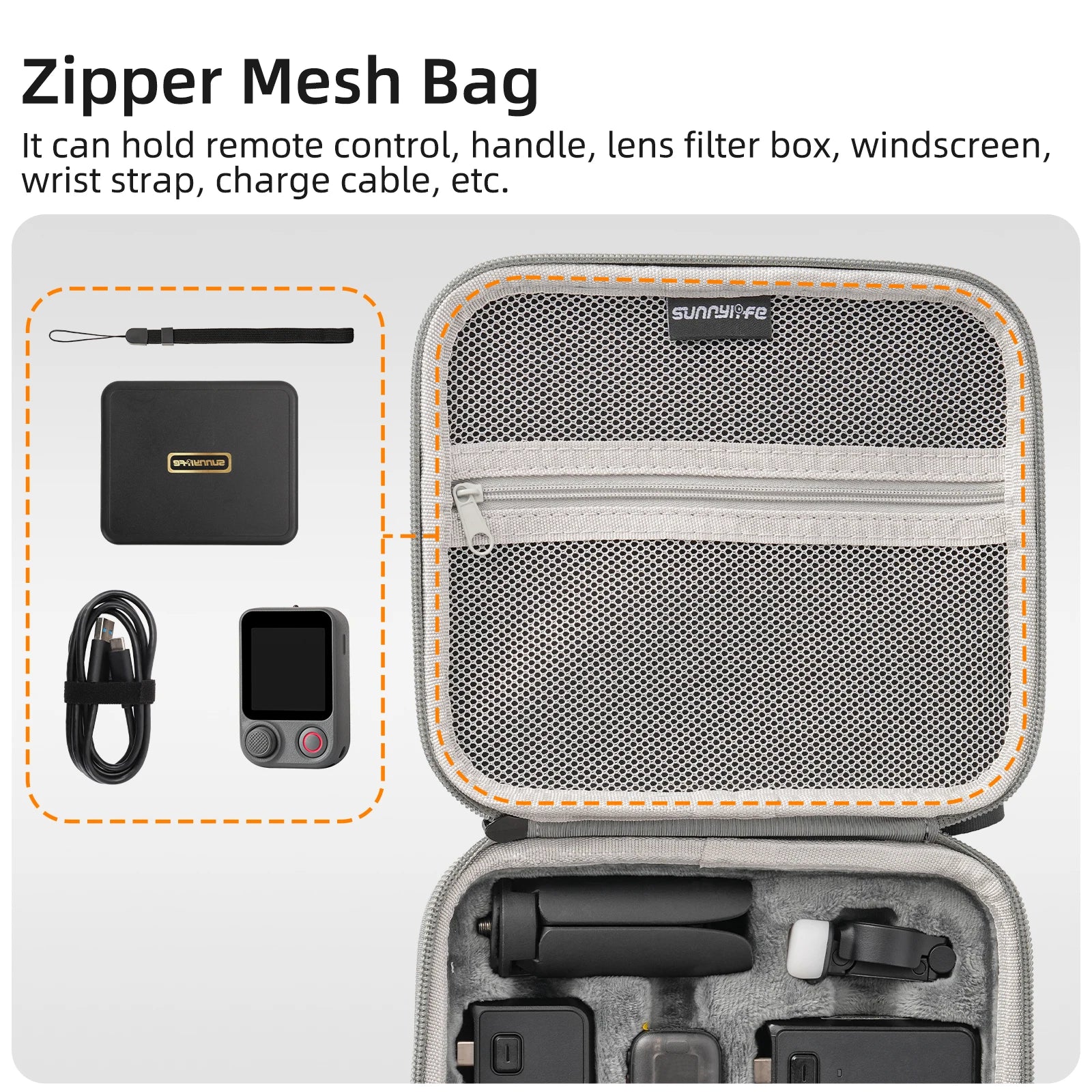 Precision-Molded Storage Pouch For DJI Pocket 4 Pro Camera Dust-Proof Shock-Resistant And Drop-Proof Protective Accessory Peaceful Pleasures Health and Wellness