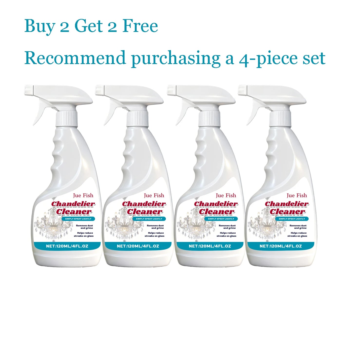 Chandelier Cleaner Spray 120ml – Degrease & Restore Glass Lamps