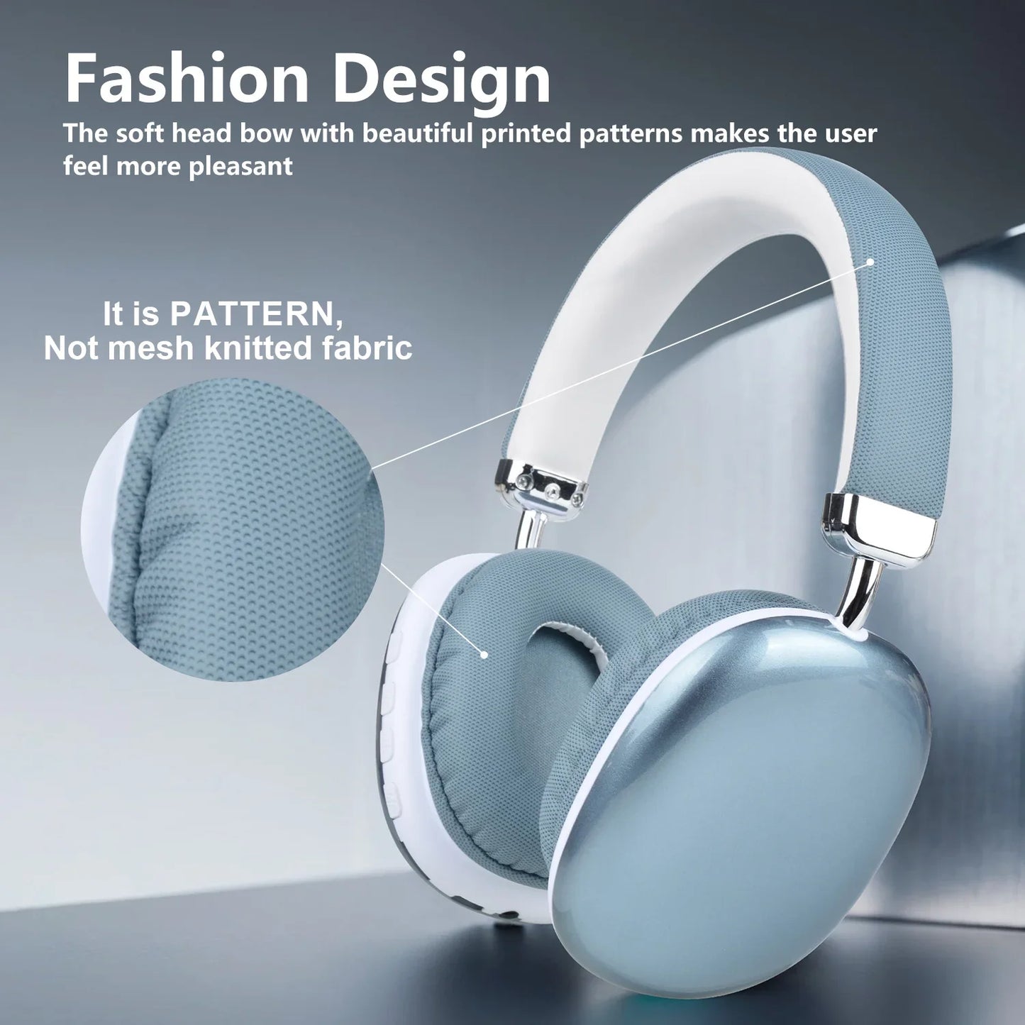 Over-Ear Bluetooth 5.3 Gaming Headset with Mic – Wireless