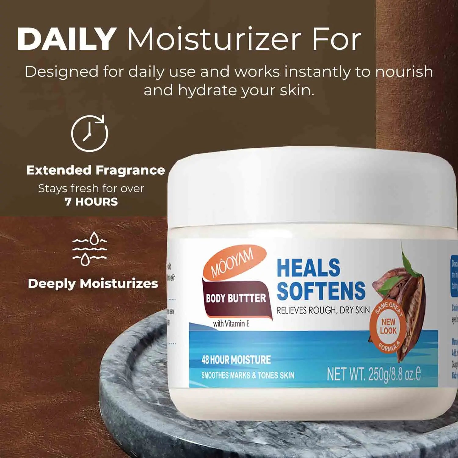 Super 250g Butter Cream Body Lotion Helps Soothe Rough, Soften Dry Skin Vitamin E Helps Improve Skin For Use On Body And Face Peaceful Pleasures Health and Wellness