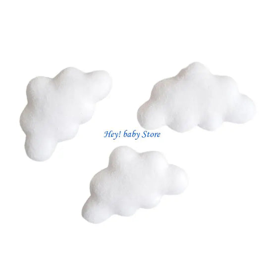 Newborn Photo Props – Felt Cloud & Balloon Baby Photoshoot Set Newborn Photo Props Peaceful Pleasures Health and Wellness three clouds CN