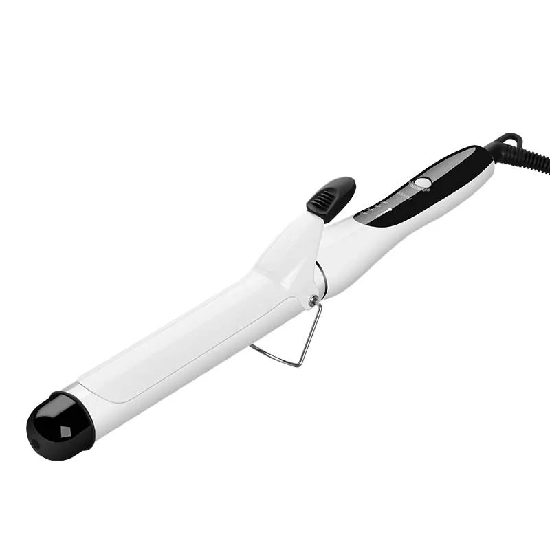 Professional Big Wavy Hair Curler Quick Heating Up Electric Nano Ceramic Curler 25Mm Curler Professional Curler Styling Tool Peaceful Pleasures Health and Wellness WHITE UK