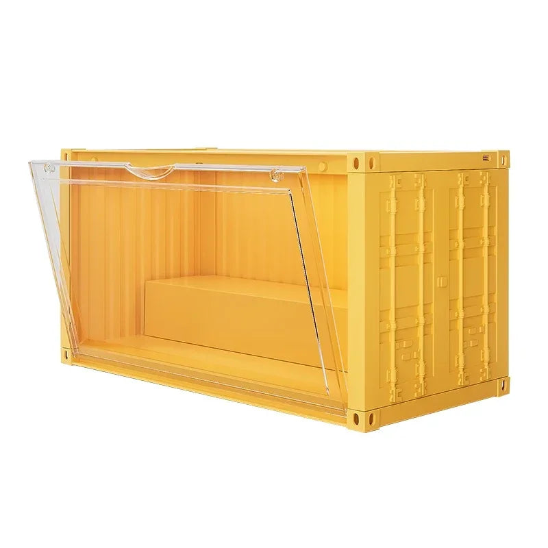 Sound-Activated LED Doll Display Box 35x17x19cm | Storage Case