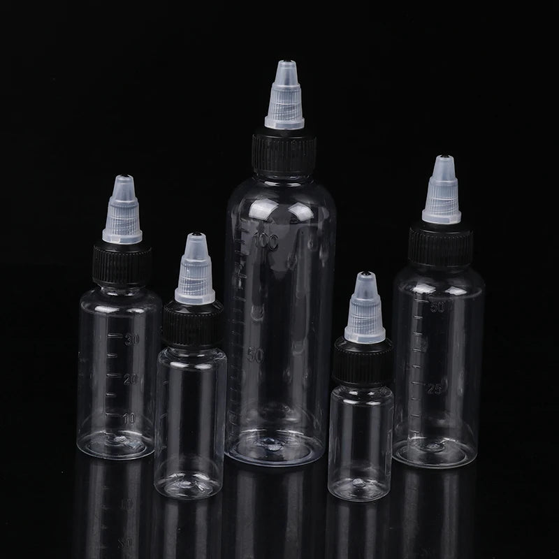 Refillable Squeeze Bottles Twist Cap & Graduated Scale | 10–100ml