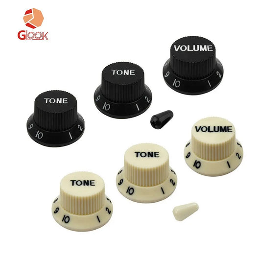 STSQ Electric Guitar Volume Tone Control Knob Adjusting Cap Peaceful Pleasures Health and Wellness