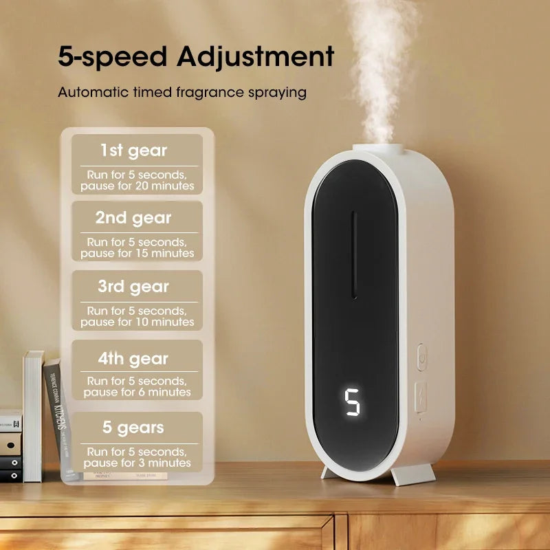 Ultrasonic Essential Oil Diffuser, Portable Aromatherapy Machine with 50ml Water Tank, Humidifier for Home Bedroom Office Peaceful Pleasures Health and Wellness