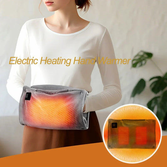 Electric USB Hand Warmer Bag – 3 Heat Levels, 4 Graphene Pads Electric Hand Warmer Oasis Select