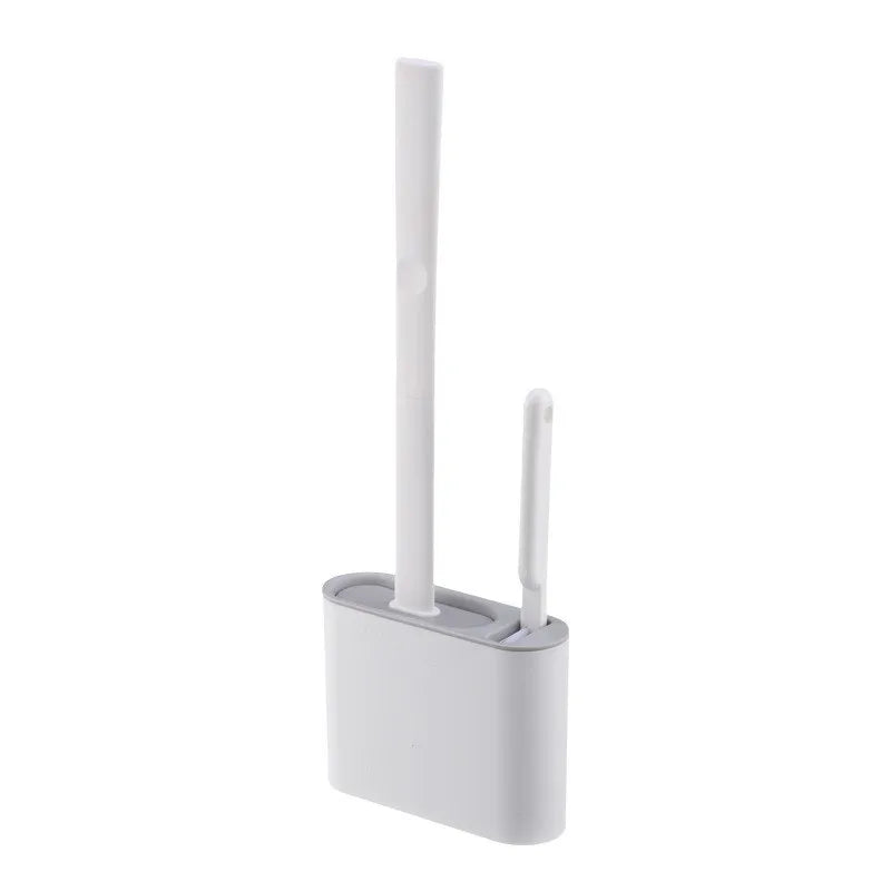 Toilet Brush with No Dead Corners, a Brush Tool for Household Toilet Washing, Wall Mounted Toilet Cleaning Set Peaceful Pleasures Health and Wellness