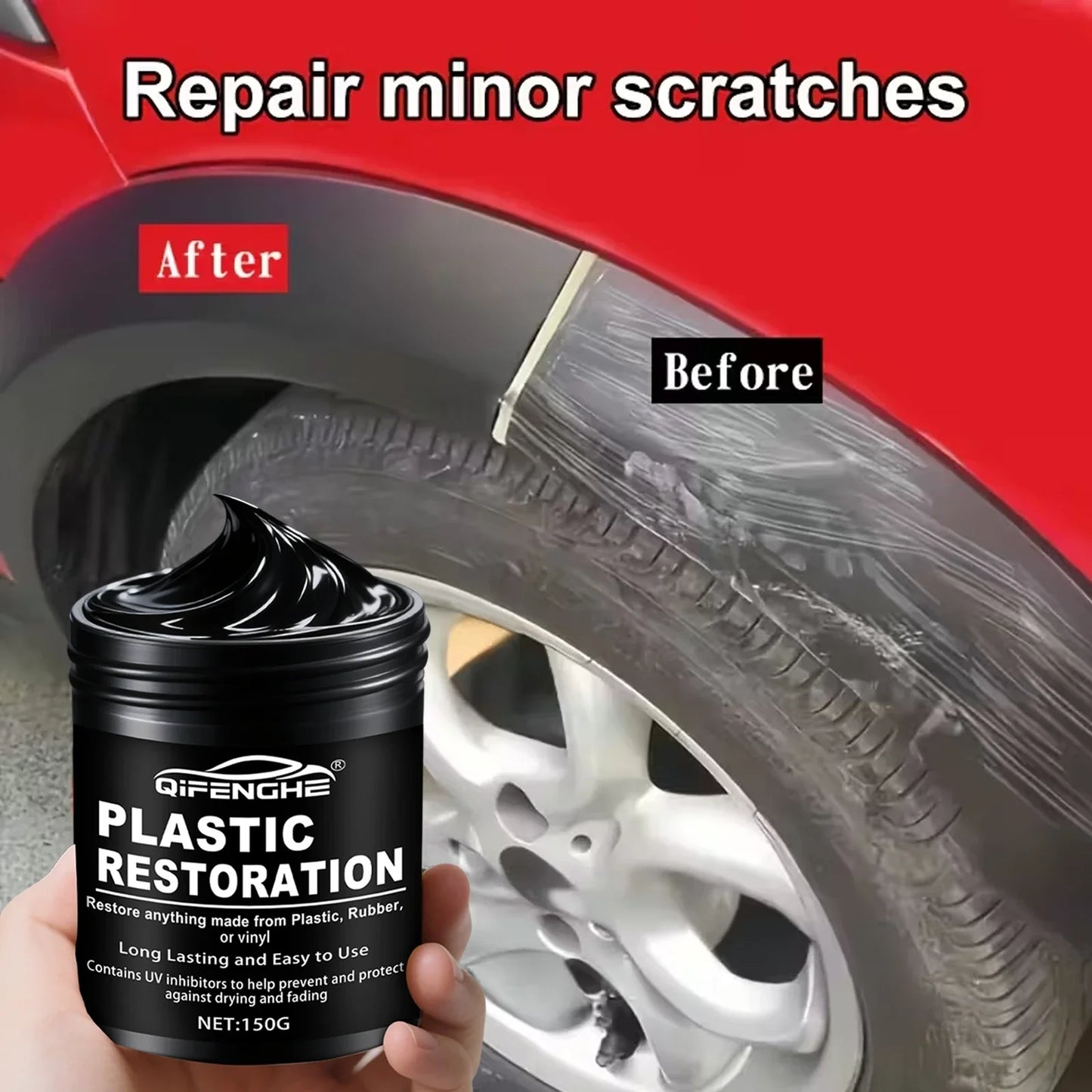 Car Plastic Restorer Polish Paste 150g – Shine & Protection
