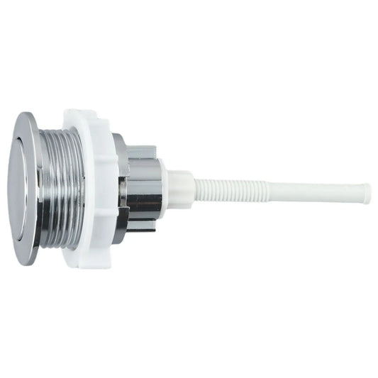 Single Push Button Toilet Tank Flush Button – ABS Silver Toilet Flush Button Oasis Select