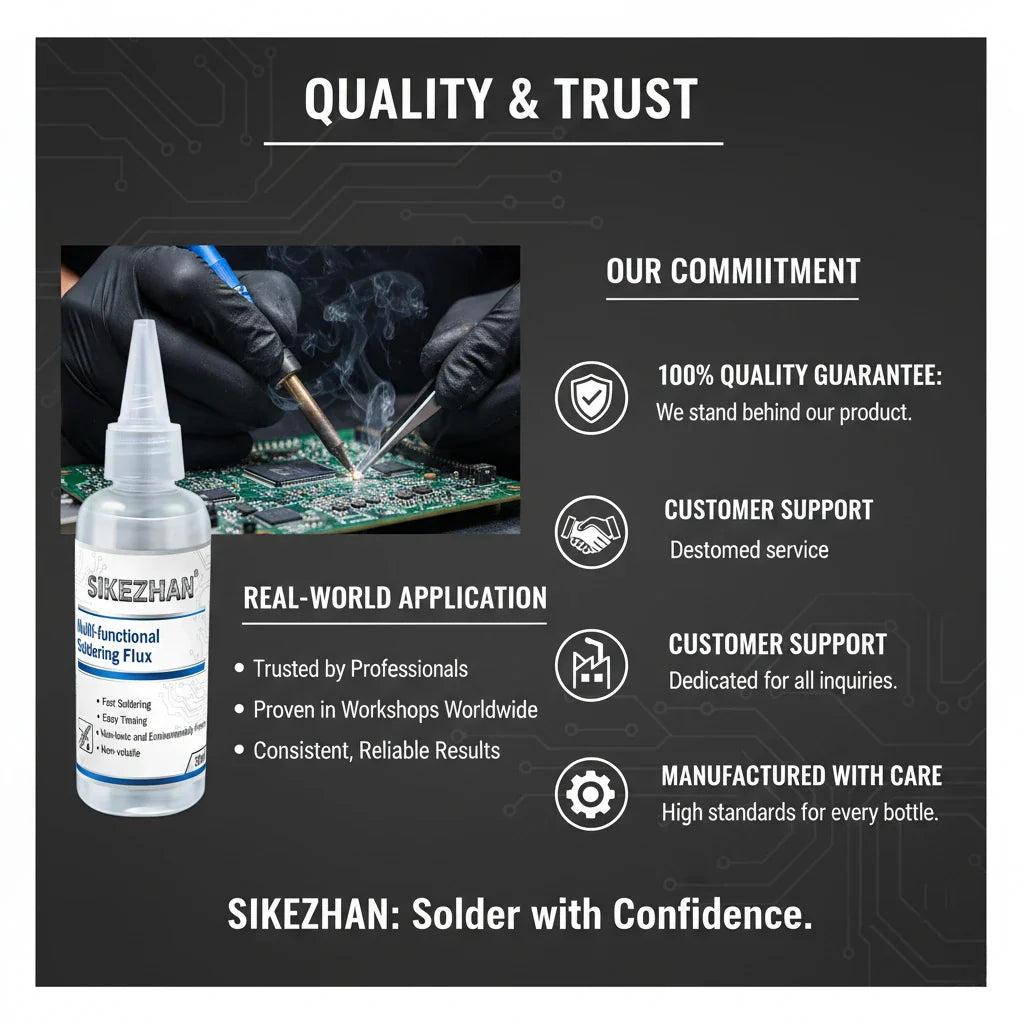 SIKEZHAN 30ml Liquid Soldering Flux – PCB BGA Metal Welding