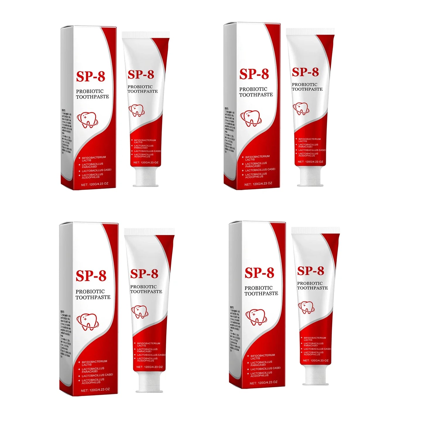 Probiotic Brightening Whitening Toothpaste – Deep Clean & Fresh Breath