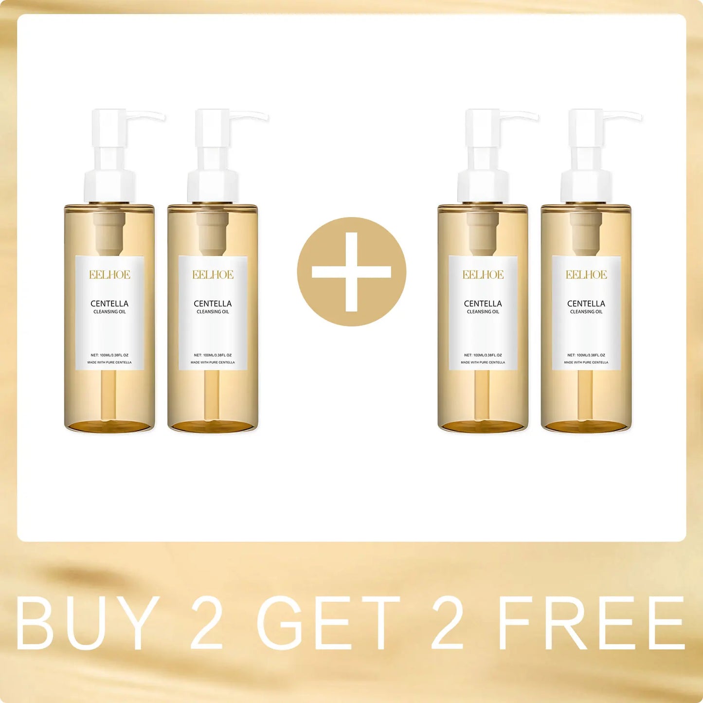 EELHOE Centella Cleansing Oil & Hydrating Face Serum Set