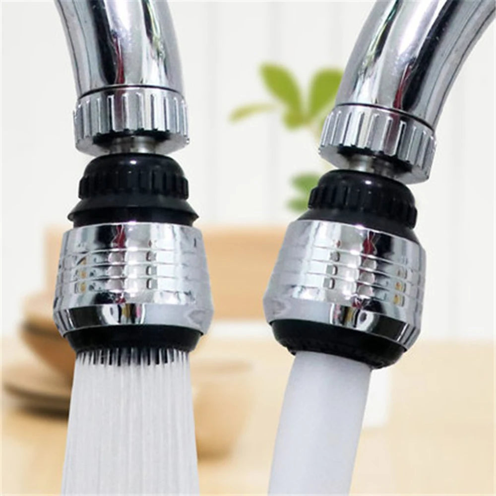 Kitchen splash proof PVC black wire long thread installation splash proof head pressurized soft aerator shower faucet Peaceful Pleasures Health and Wellness